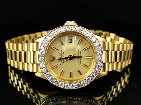 used rolex president|pre owned rolex ladies president.